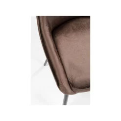 KARE Design Chaise East Side Velours Marron ^ Chaise