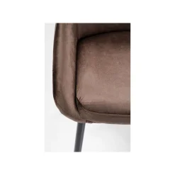 KARE Design Chaise East Side Velours Marron ^ Chaise