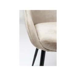 KARE Design Chaise East Side Velours Beige 52cm ^ Chaise