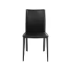 KARE Design Chaise En Cuir Milano Noire ^ Chaise