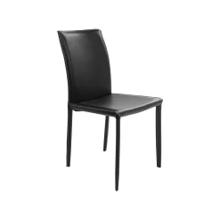 KARE Design Chaise En Cuir Milano Noire ^ Chaise