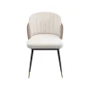KARE Design Chaise Hojas Velours Beige Et Taupe ^ Chaise