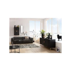 KARE Design Chaise Hojas Velours Beige Et Taupe ^ Chaise