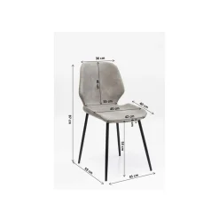 KARE Design Chaise Honeymoon Grise ^ Chaise