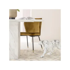 KARE Design Chaise Irina Velours Ocre ^ Chaise