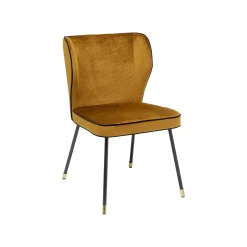 KARE Design Chaise Irina Velours Ocre ^ Chaise