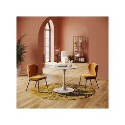 KARE Design Chaise Irina Velours Ocre ^ Chaise