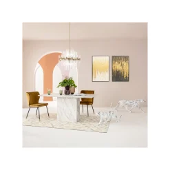KARE Design Chaise Irina Velours Ocre ^ Chaise