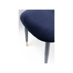 KARE Design Chaise Iris Velours Bleu ^ Chaise