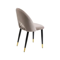 KARE Design Chaise Iris Velours Taupe ^ Chaise