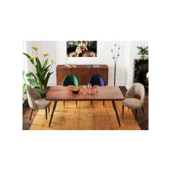 KARE Design Chaise Iris Velours Taupe ^ Chaise