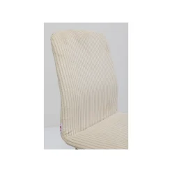 KARE Design Chaise Lara Cord Côtelée Crème ^ Chaise