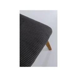 KARE Design Chaise Lara Cord Côtelée Grise ^ Chaise