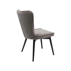 KARE Design Chaise Marshall Velours Gris ^ Chaise