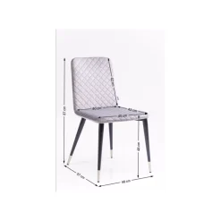 KARE Design Chaise Montmartre Grise ^ Chaise