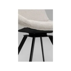 KARE Design Chaise Pivotante Baron Crème ^ Chaise