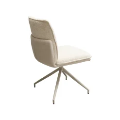 KARE Design Chaise Pivotante Hilla Crème ^ Chaise
