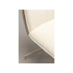 KARE Design Chaise Pivotante Hilla Crème ^ Chaise