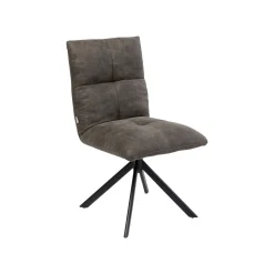 KARE Design Chaise Pivotante Toronto Anthracite ^ Chaise
