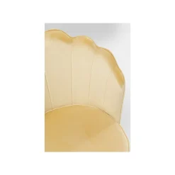 KARE Design Chaise Princess Velours Beige Et Dorée ^ Chaise