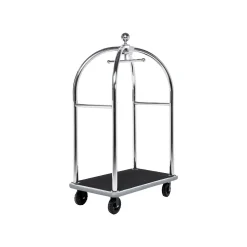 KARE Design Chariot à Bagages VIP Argent ^ Portemanteau|Commode & Chiffonnier
