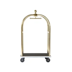 KARE Design Chariot à Bagages VIP Or ^ Portemanteau|Commode & Chiffonnier