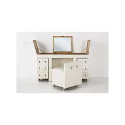 KARE Design Coiffeuse Diva Croco Blanc ^ Coiffeuse
