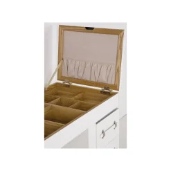 KARE Design Coiffeuse Diva Croco Blanc ^ Coiffeuse
