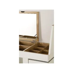 KARE Design Coiffeuse Diva Croco Blanc ^ Coiffeuse