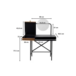 KARE Design Coiffeuse Vanity 103x48cm ^ Coiffeuse