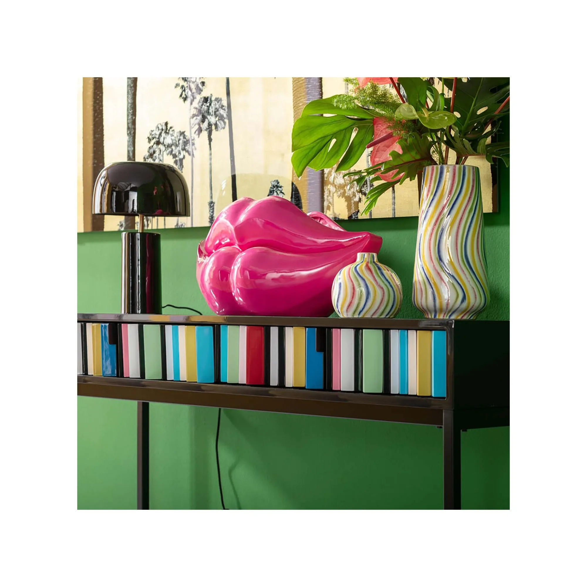 KARE Design Console Concertina Colore 136x40cm ^ Console