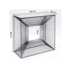 KARE Design Console Dimension 80x35cm Noire ^ Console