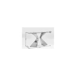 KARE Design Console Gloria 140x45cm Noire ^ Console