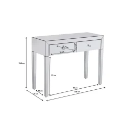 KARE Design Console Luxury 100x40cm Champagne ^ Console