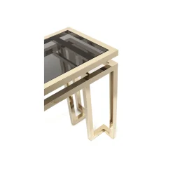KARE Design Console Rush 160x45cm Dorée ^ Console