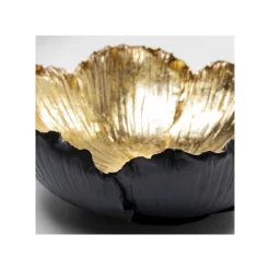 KARE Design Coupe Fleur Dorée Et Noire 25cm ^ Vaisselle