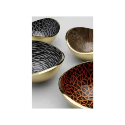 KARE Design Coupes Samba Crackle Set De 4 ^ Vaisselle