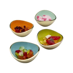 KARE Design Coupes Samba Plain Set De 4 ^ Vaisselle