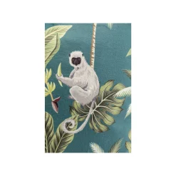 KARE Design Coussin à Franges Jungle Singes ^ Coussin & Plaid