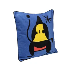 KARE Design Coussin Art Line Bleu ^ Coussin & Plaid
