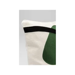 KARE Design Coussin Art Line Vert ^ Coussin & Plaid