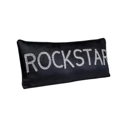 KARE Design Coussin Beads Rockstar Noir ^ Coussin & Plaid