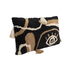 KARE Design Coussin Blink Oeil Noir ^ Coussin & Plaid