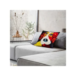 KARE Design Coussin Chien Basset ^ Coussin & Plaid