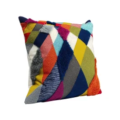 KARE Design Coussin Diamants Multicolores ^ Coussin & Plaid