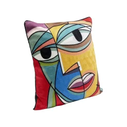 KARE Design Coussin Faccia Arte Gauche ^ Coussin & Plaid