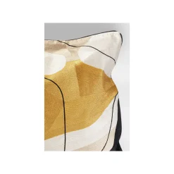 KARE Design Coussin Fields Jaune 50x50cm ^ Coussin & Plaid