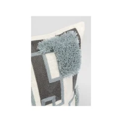 KARE Design Coussin Geometric Gris ^ Coussin & Plaid