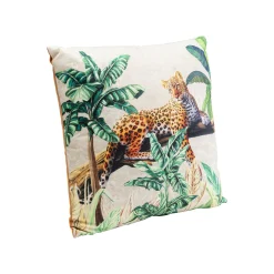 KARE Design Coussin Jungle Léopard ^ Coussin & Plaid