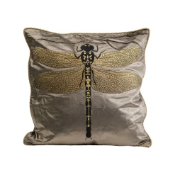 KARE Design Coussin Libellule 40x40cm Marron ^ Coussin & Plaid